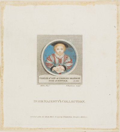 Charles Brandon av Francesco Bartolozzi