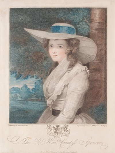 Grevinne Spencer av Francesco Bartolozzi