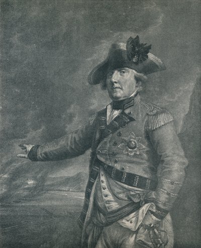 George Augustus Elliot Lord Heathfield, guvernør i Gibraltar, 1788 1909 av Francesco Bartolozzi