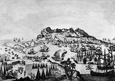 Gibraltar under den amerikanske uavhengighetskrigen av Francesco Bartolozzi