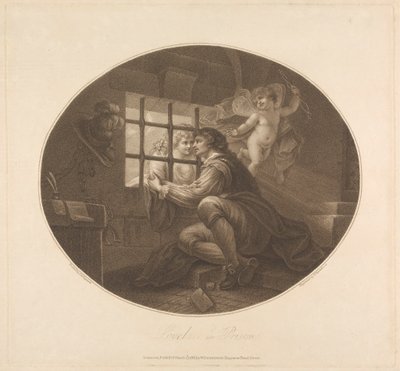 Lovelace i fengselet av Francesco Bartolozzi