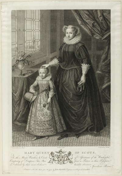 Mary Queen of Scots av Francesco Bartolozzi