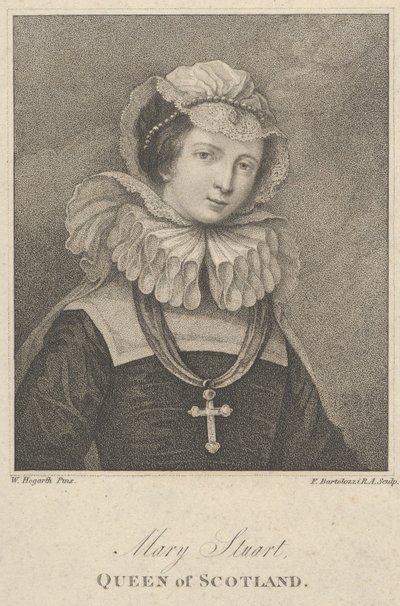 Mary, Queen of Scots, 12. januar 1803., 12. januar 1803. av Francesco Bartolozzi