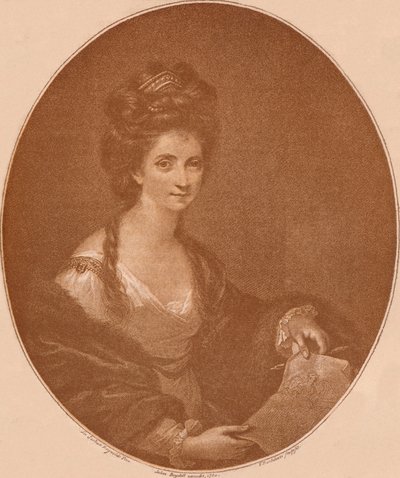 Portrett av Angelica Kauffman, c1777 1904 av Francesco Bartolozzi