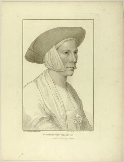 Portrett av en bondekvinne av Francesco Bartolozzi