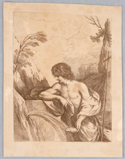 Sankt Johannes i villmarken av Francesco Bartolozzi