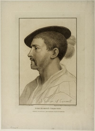 Sir Simon George (fra Cornwall) av Francesco Bartolozzi