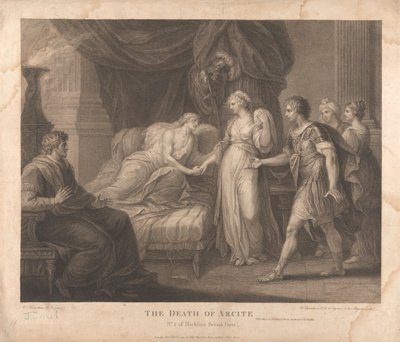 Arkites død av Francesco Bartolozzi