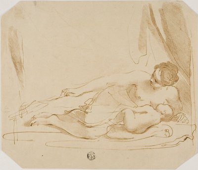Venus og Amor av Francesco Bartolozzi