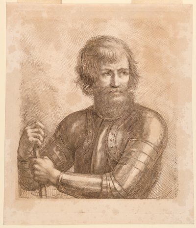 Kriger med en truncheon av Francesco Bartolozzi