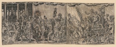 Bacchanalian Scene, slutten av 1500-tallet - begynnelsen av 1600-tallet. av Francesco Bertelli