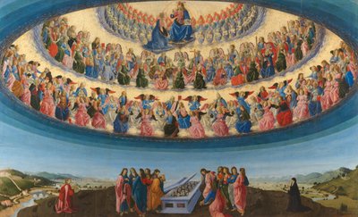 Marys Himmelfart av Francesco Botticini