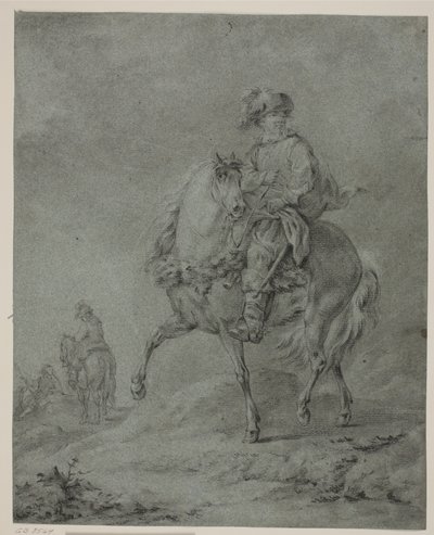 Ryttere i et landskap av Francesco Casanova