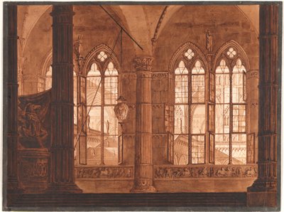 Dekorasjon for ballscenen i Gioias opera Belmondo, utført for Teatro di Torre Argentino 1814 av Francesco Cocchi