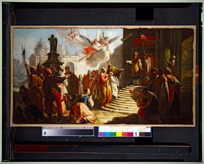 Presentasjon av jomfruen av Francesco Fontebasso