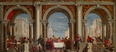 Festen i huset til Levi, 1720-1769 av Francesco Fontebasso