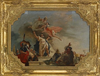 The Sacrifice of Iphigenia, 1700-tallet av Francesco Fontebasso