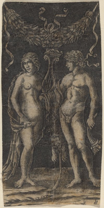 Hercules og Deianira av Francesco Francia or Peregrino da Cesena