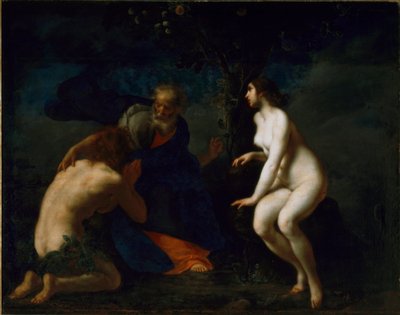 Adam og Eva-maleri av Francesco Furini av Francesco Furini