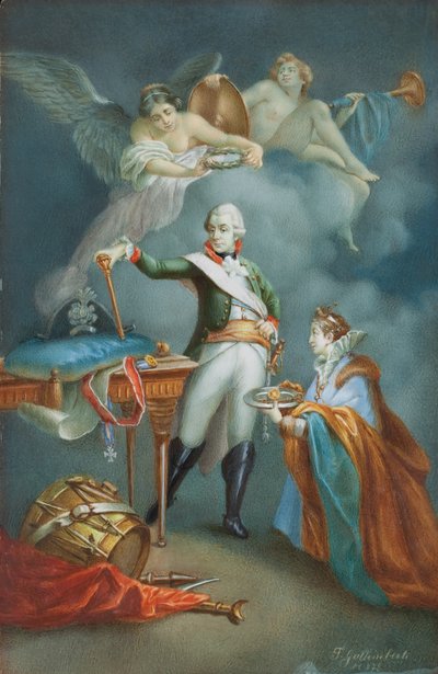 Generalmajor Alexander Vasil "evich Suvorov av Francesco Gallimberti