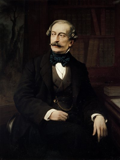 Portrett av Massimo d#39;Azeglio av Francesco Gonin