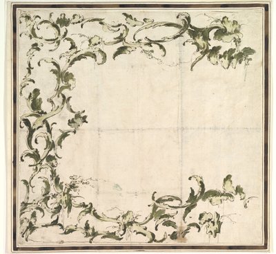 Design for et innrammingsmotiv, 1712-93. av Francesco Guardi.
