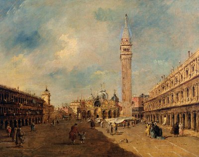 Piazza San Marco, ca. 1780 av Francesco Guardi