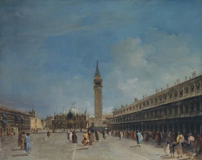 Piazza San Marco, slutten av 1760-tallet. av Francesco Guardi