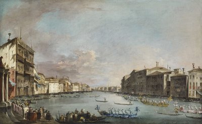 Regatta i Venezia av Francesco Guardi