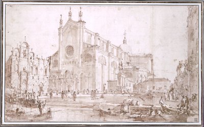 De hellige Johannes og Paulus av Francesco Guardi