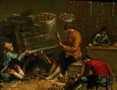 Skilt til Guild of Coroneri av Francesco Guardi