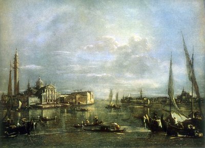 Isle St. Giorgio Maggiore av Francesco Guardi