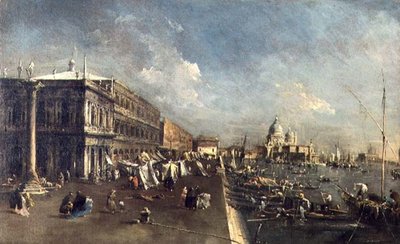 Molo, Venezia av Francesco Guardi