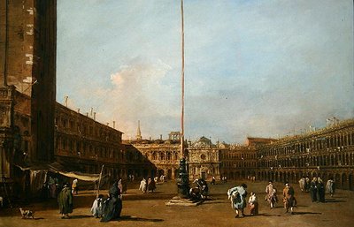 Piazza San Marco, Venezia av Francesco Guardi