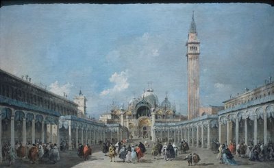 Himmelfartsfesten på Markusplassen, ca. 1775 (olje på lerret) av Francesco Guardi