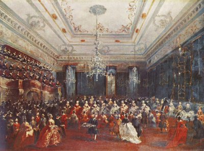 Venetiansk gallakonsert av Francesco Guardi