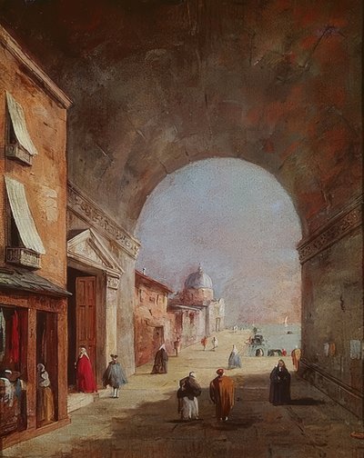 Venetiansk natur av Francesco Guardi