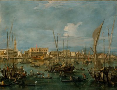 Venezia fra Bacino di San Marco, ca. 1765 (olje på lerret) av Francesco Guardi