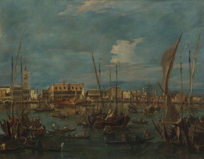 Venezia fra San Marco-bassenget, ca. 1765. av Francesco Guardi