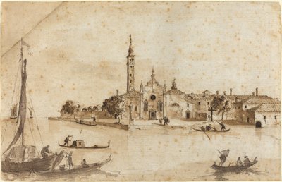 Øya Madonna della Grazia av Francesco Guardi and Giacomo Guardi