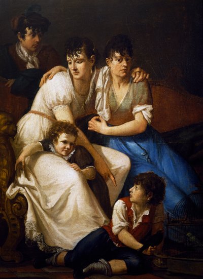 Familie portrett av Francesco Hayez