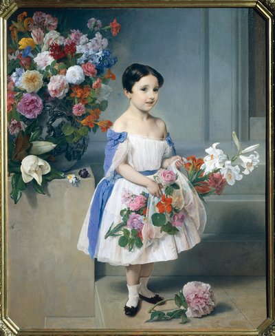 Portrett av grevinne Antonietta Negroni Prati Morosini, av Francesco Hayez av Francesco Hayez