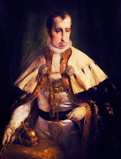 Portrett av Ferdinand I av Østerrike (Wien av Francesco Hayez
