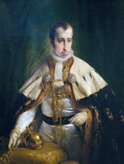 Portrett av Ferdinand I av Østerrike, av Francesco Hayez av Francesco Hayez