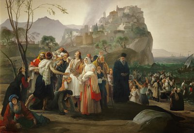 Flyktninger fra Parga av Francesco Hayez
