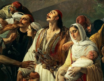 Flyktninger fra Parga av Francesco Hayez