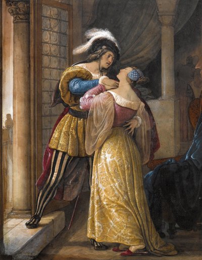 Romeo og Julie, før 1881. av Francesco Hayez