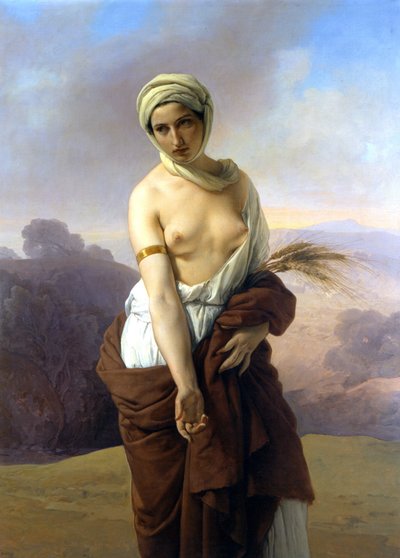 Ruth. Maleri av Francesco Hayez. 1853. Borgermuseer, Bologna. av Francesco Hayez