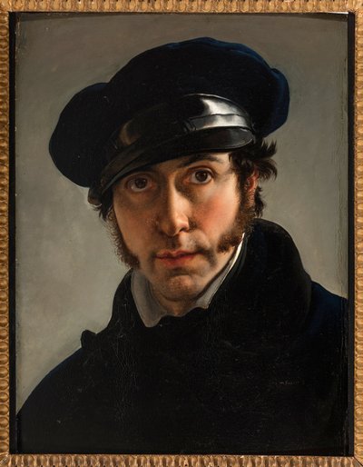 Selvportrett av Hayez, Francesco (1791-1882). Olje på lerret, ca. 1822. Privat samling av Francesco Hayez