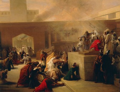 The Coronation of Joash, av Francesco Hayez av Francesco Hayez